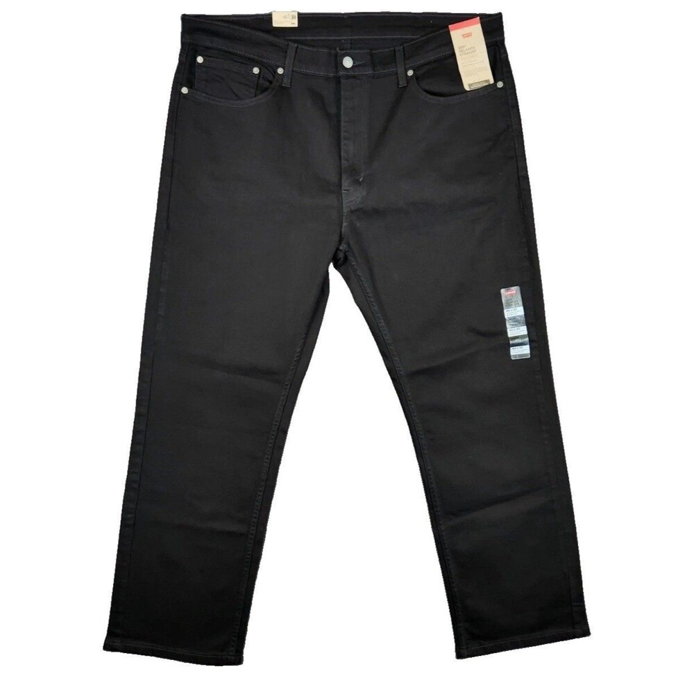 Levis 559 Jeans Mens 40x30 Black Relaxed Straight Fit Stretch NEW SEALED IN BAG